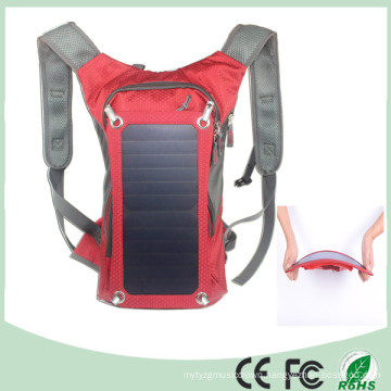 Waterproof Polyester 6.5W Cycling Climbing Hiking Travel Solar Power Backpack (SB-178)